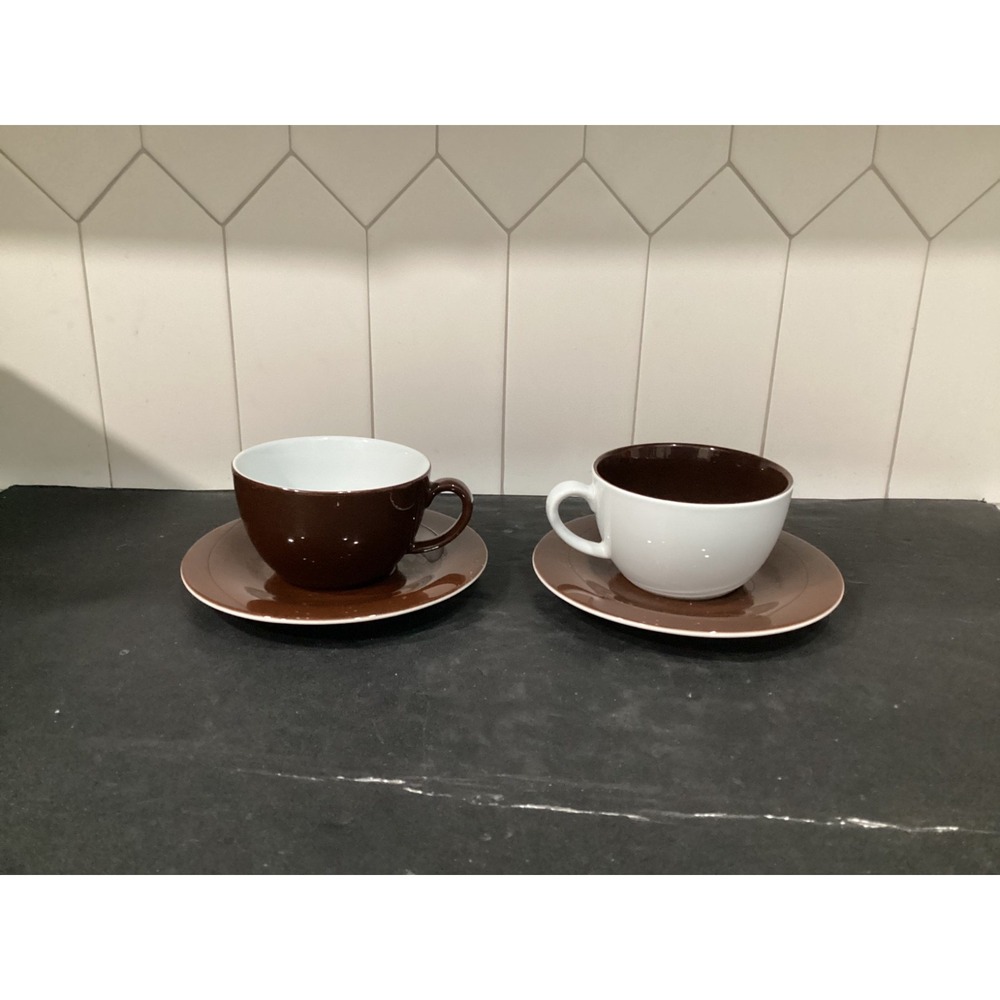 Kahla Cappuccino Cup and Saucer Set of 2 Vintage Starbucks Release